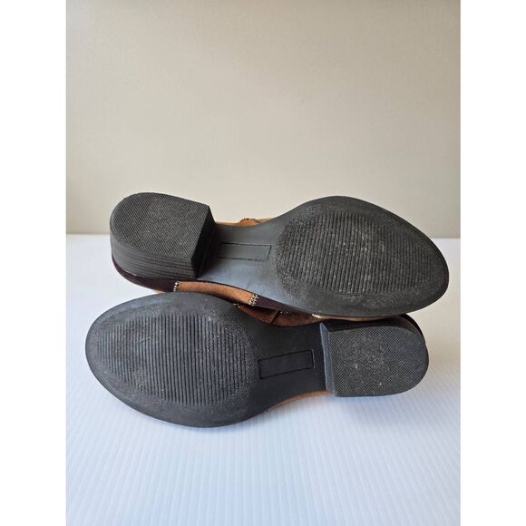 Hot Tomato Booties Suede Patchwork Sz 8M - Picture 4 of 6